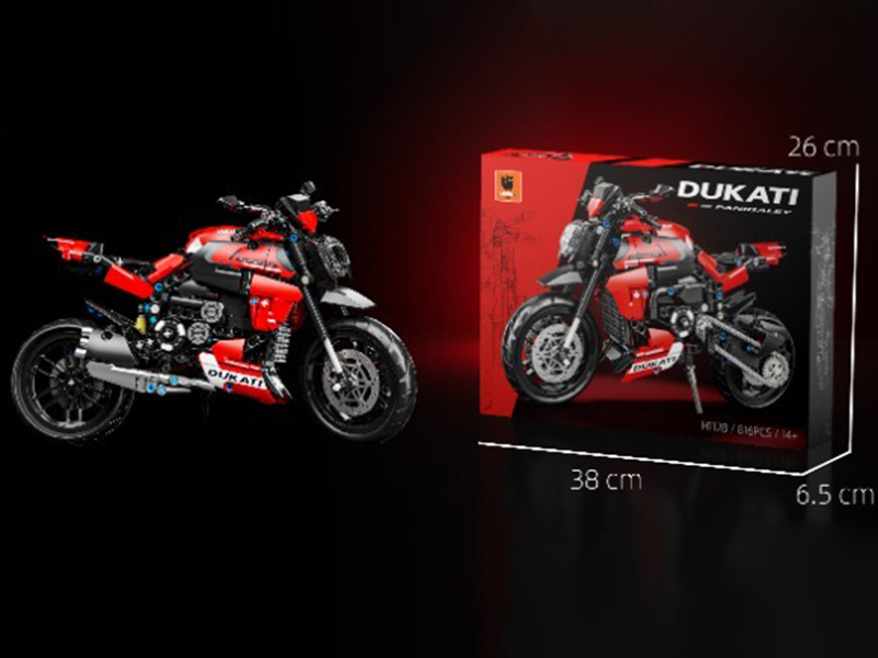 1:8 Ducati V4S Motorcycle Building 816pcs