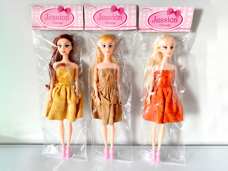 11-Inch 9-Joint Big-Foot Barbie Doll