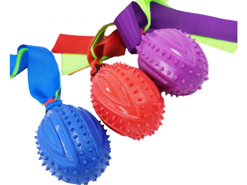 Webbing Rugby Pet Toys