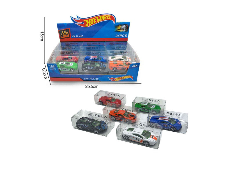1:64 Alloy Sports Car (Single Price /24 Pieces Per Box)