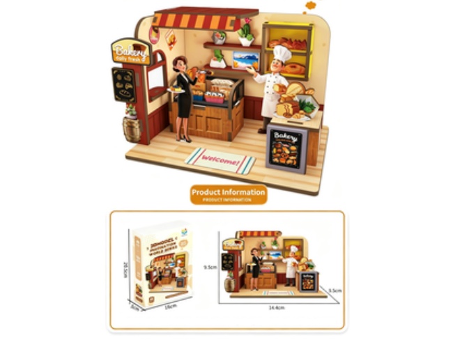 3D Jigsaw Puzzle Series: Bakery