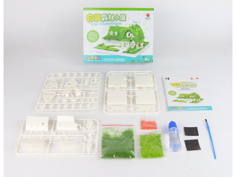 Self-Built Forest Cabin