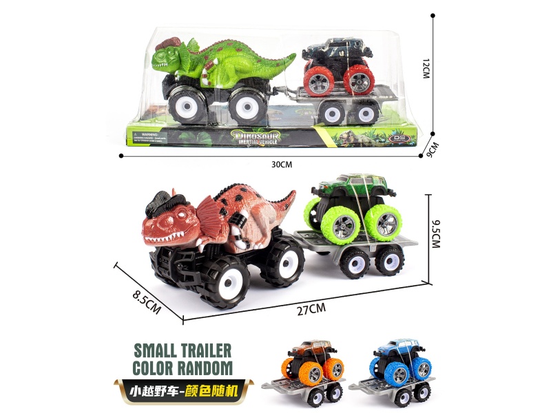 Inertial Off-Road Double Crown Dragon Car Towing Force Big Foot Climbing Alloy Car