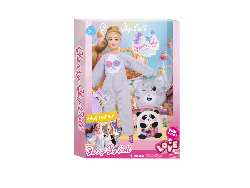 11.5-Inch 11-Joint Plush Animal Pullover Series