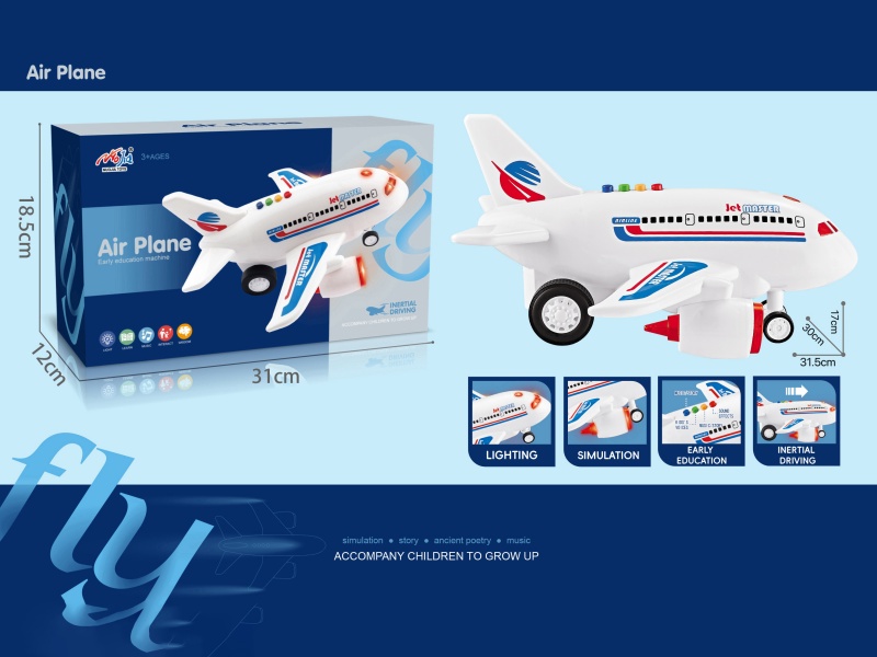 Educational Enlightenment Story Airplane