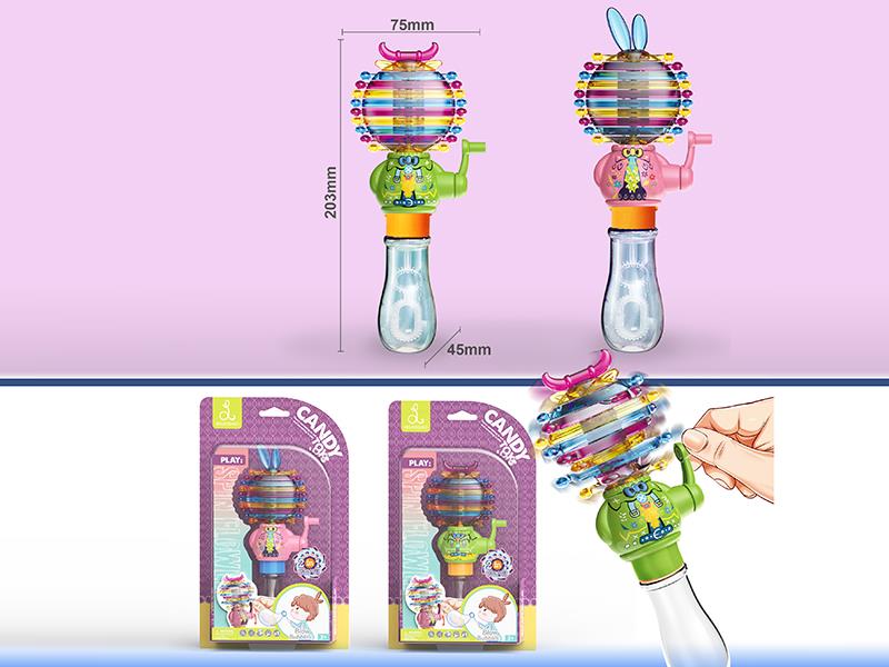 Spin Stick Bubble Toy