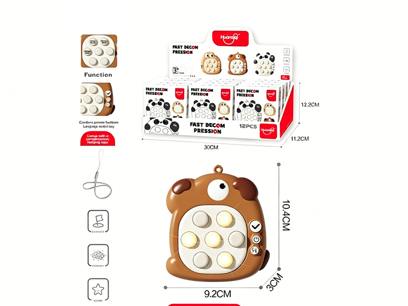 Quick Push Stress-Relieving Toy (Dog)