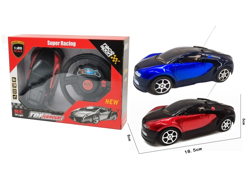 The Two-Way Bugatti Remote Control Car Has Lights But Does Not Include Electricity