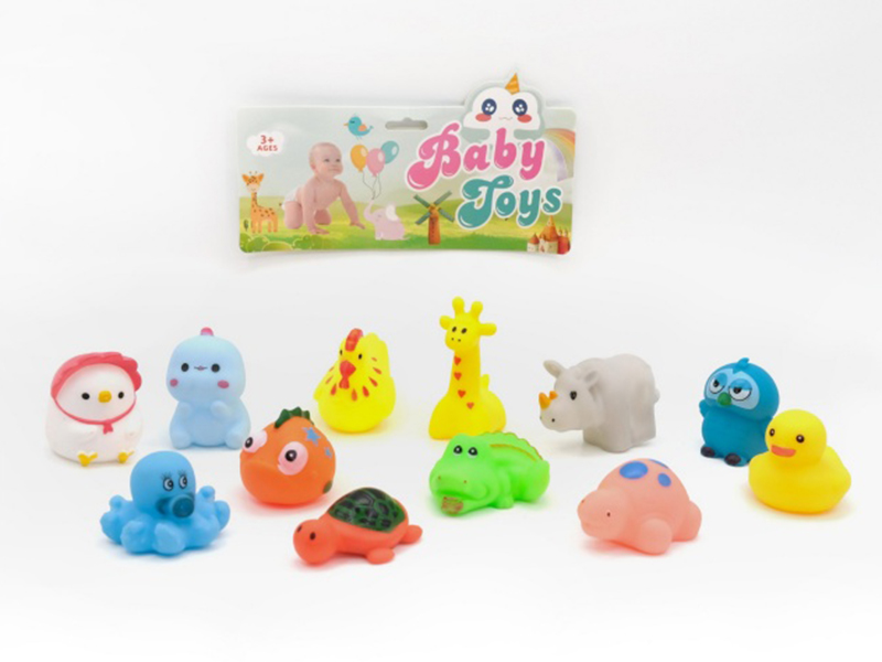 Vinyl Critters With Bb Whistles