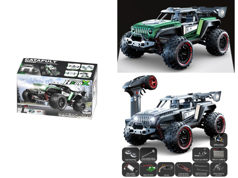 1:14 2.4G Remote Control 4WD High Speed Car