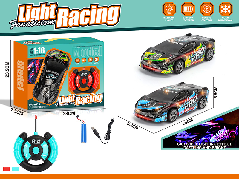 1:18 4CH R/C Racing Car(Included Batteries)