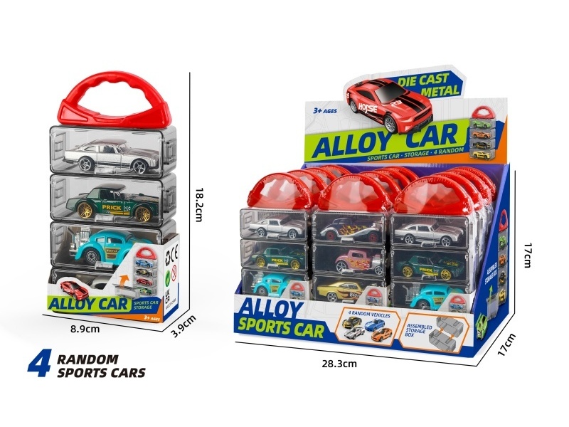 1:64 Ming A Box Sliding Alloy Bike (2 Models Mixed)