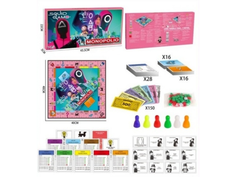Spanish Squid Game Monopoly