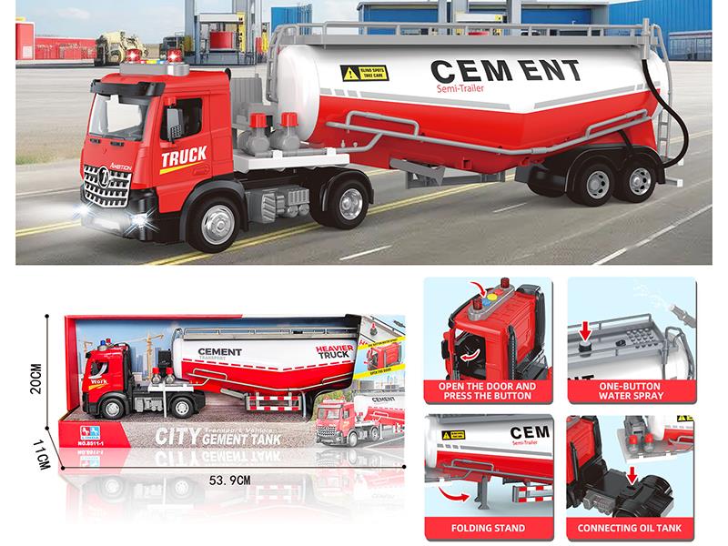 Friction Cement Power Tank Truck