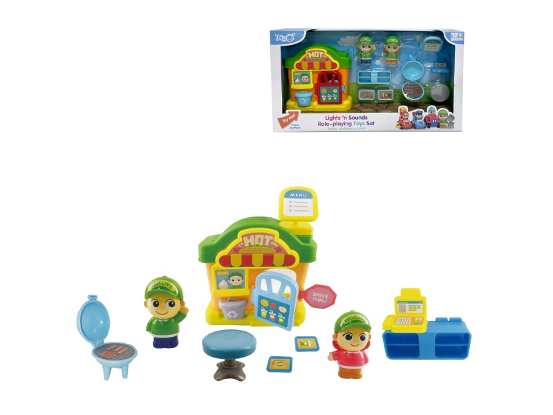 Burger Shop Play Set