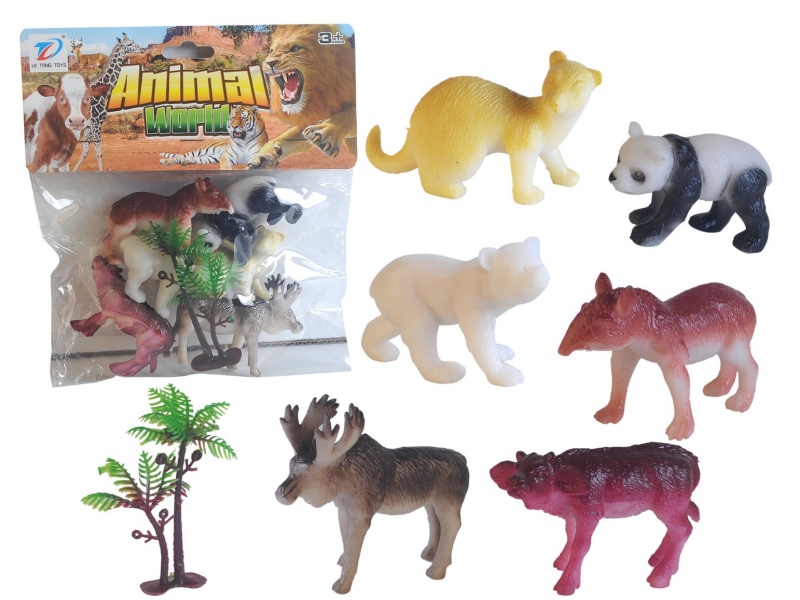 Pvc Simulation Animal 7Pcs