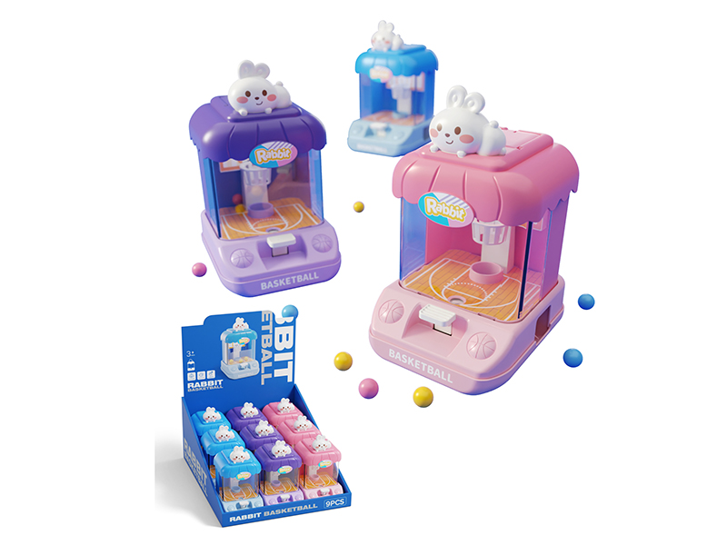 Rabbit Basketball Game Machine 9pcs