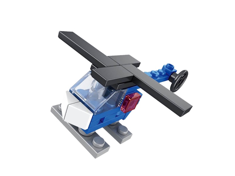 Building Blocks Helicopter 33 Pieces
