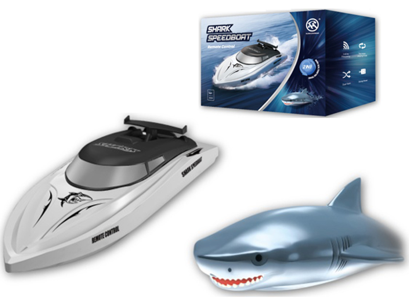 2.4G Remote Control Shark Ship