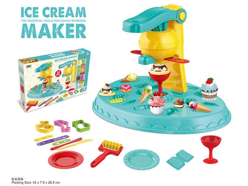 Color Dough Series Ice Cream Maker 21pcs