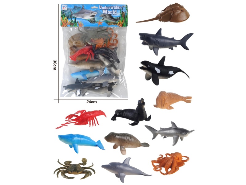 Pvc Simulates Ocean 12Pcs