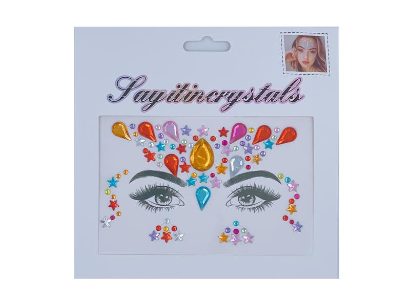 Face Crystal Stickers