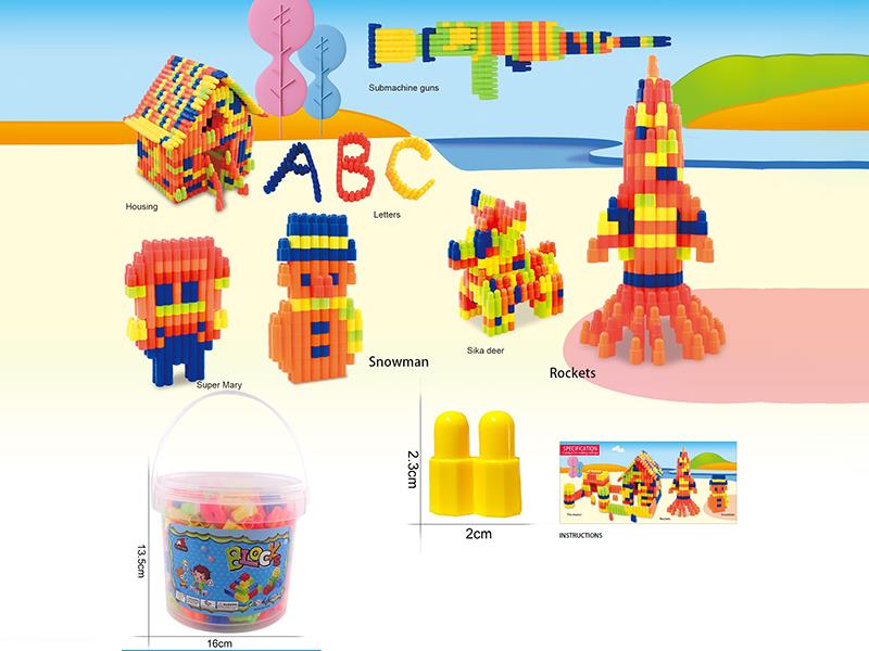 Bullet Head Building Blocks 280g(310PCS+)
