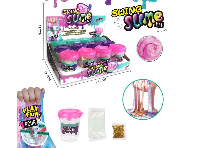 DIY Slime(Glow In The Dark)12PCS