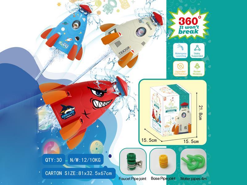 Water Power - Flying Spray Water Rocket