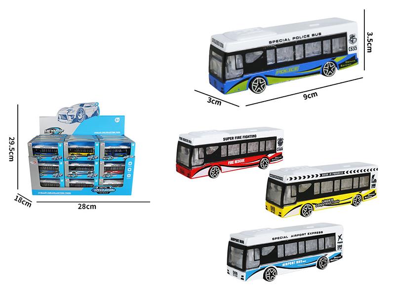 Slide Alloy Buses 36pcs