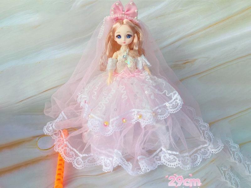 29CM sound and light dance dress, little pink wedding dress, princess lantern