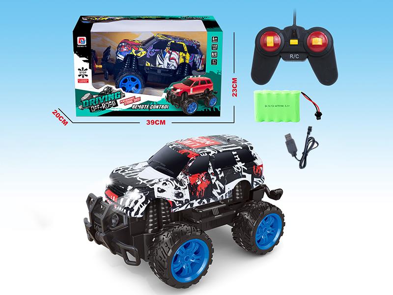 1:12 4-Channel Remote Control Water Transfer Printing Land Rover Off-Road Vehicle
