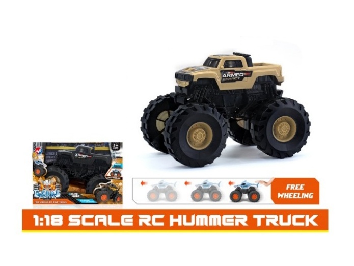 1:18 Fire Wheel Military Hummer Inertia Vehicle