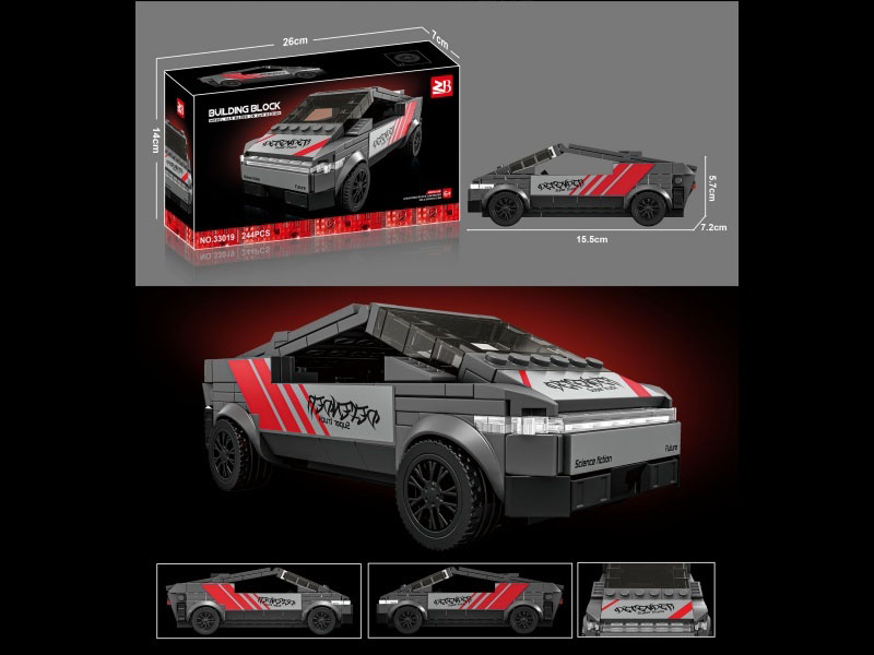 Building Blocks: 244 Pieces Tesla