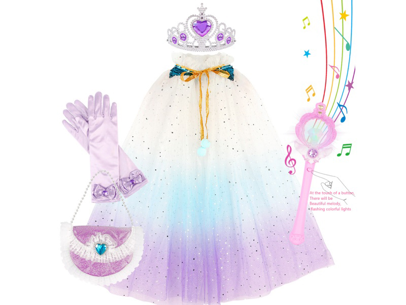 A 5-Piece Princess Cape Suit