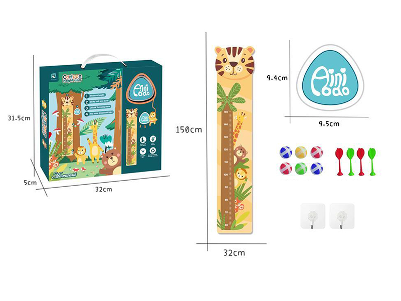 Children's Height Touch Device Cartoon Height Ruler