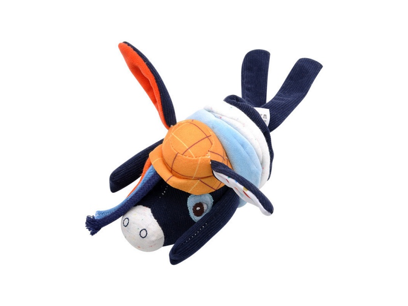 A Donkey'S Sound Shakes A Baby'S Soothing Plush Toy