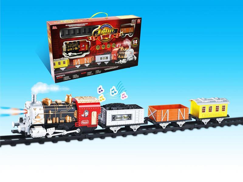 B/O Classical Track Smoking Train With Light And Music