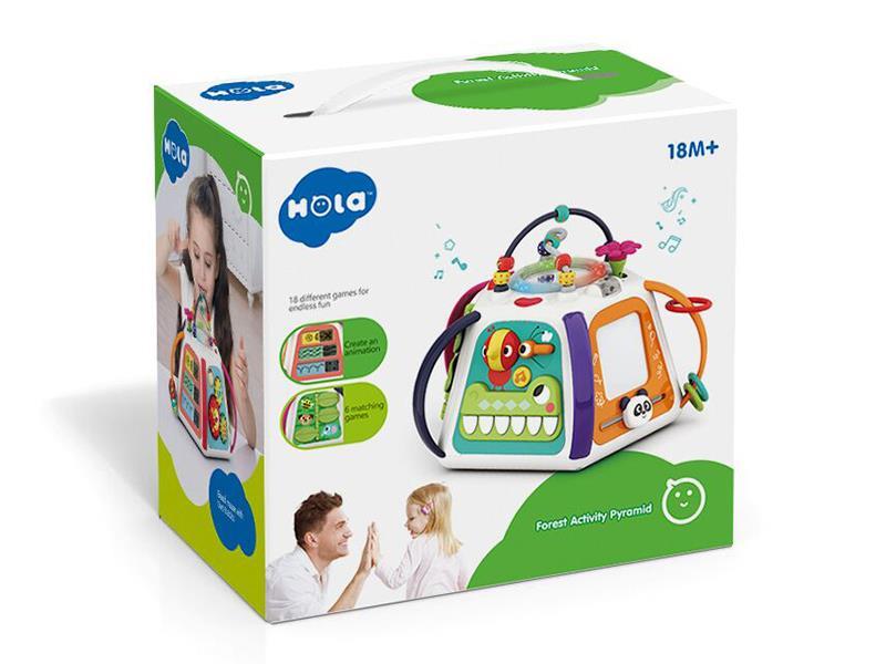 Forest Activity Pyramid(Light/Music/Moire Fringe /Game Combination)