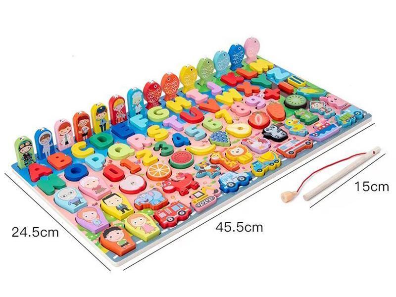 7 In 1 Wooden Matching Board