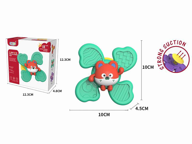 Suction Cup Spinning Top Toy