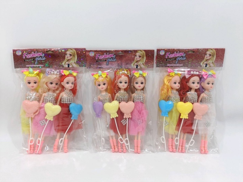 9-Inch Jenny D Doll (3 Pieces)