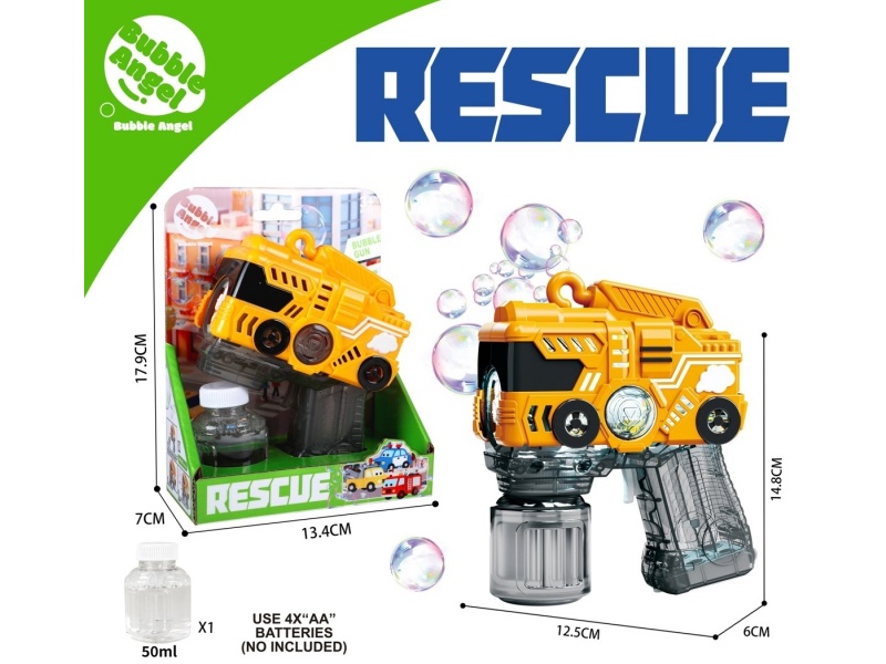 The Engineering Vehicle Bubble Gun Is Equipped With A Light