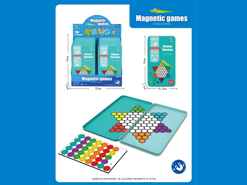 Chinese Checkers (Magnetic Iron Box)