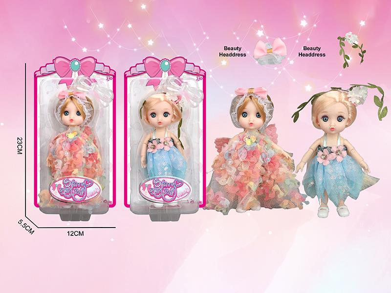 6 Inch 12-Joints Fashion Doll