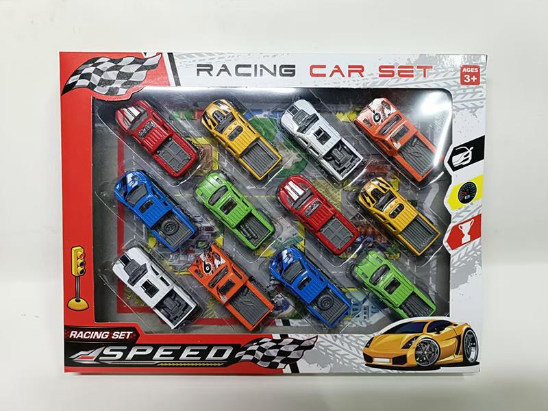 12pcs Slide Cars(AB Materials)