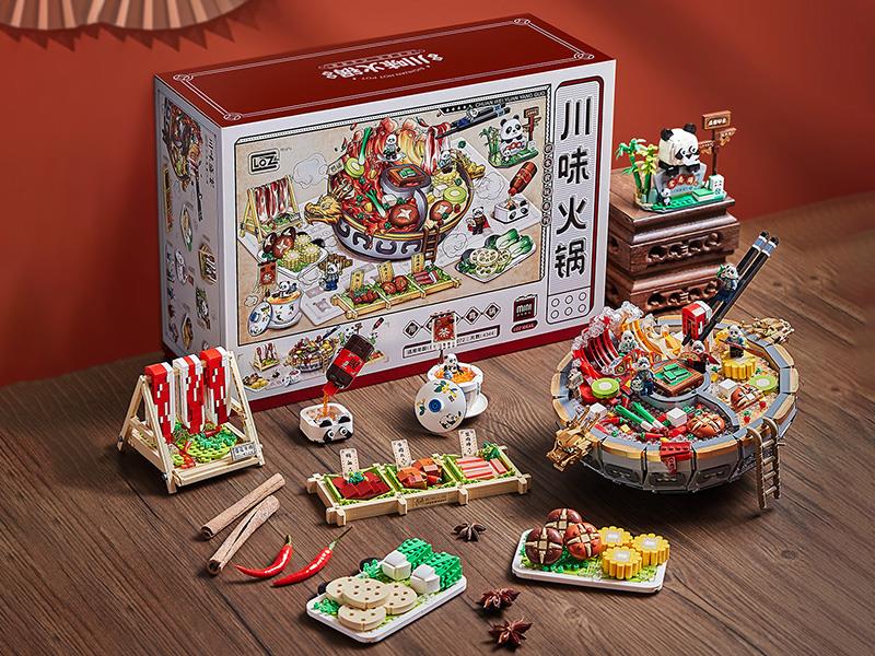 Sichuan-Style Double Flavor Hot Pot Building Blocks 4344PCS