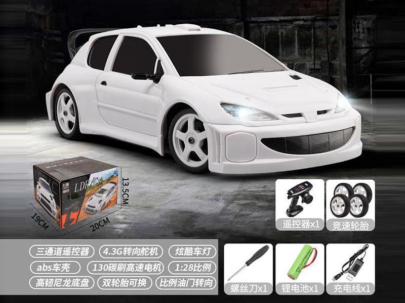 1:28 2.4G 206 Full-Scale Four-Wheel Drive Drift Remote Control Car