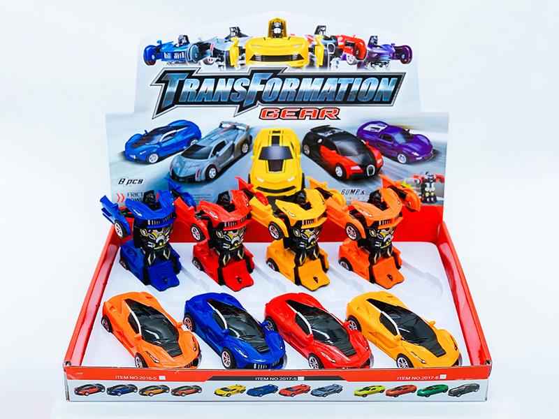 Friction Transformation Ferrari Car 8pcs
