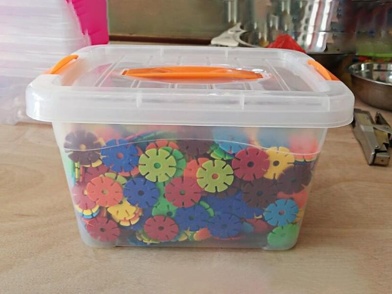 1000PCS Snowflake Building Block